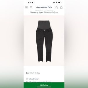 Abercrombie and Fitch Maternity Jeans
